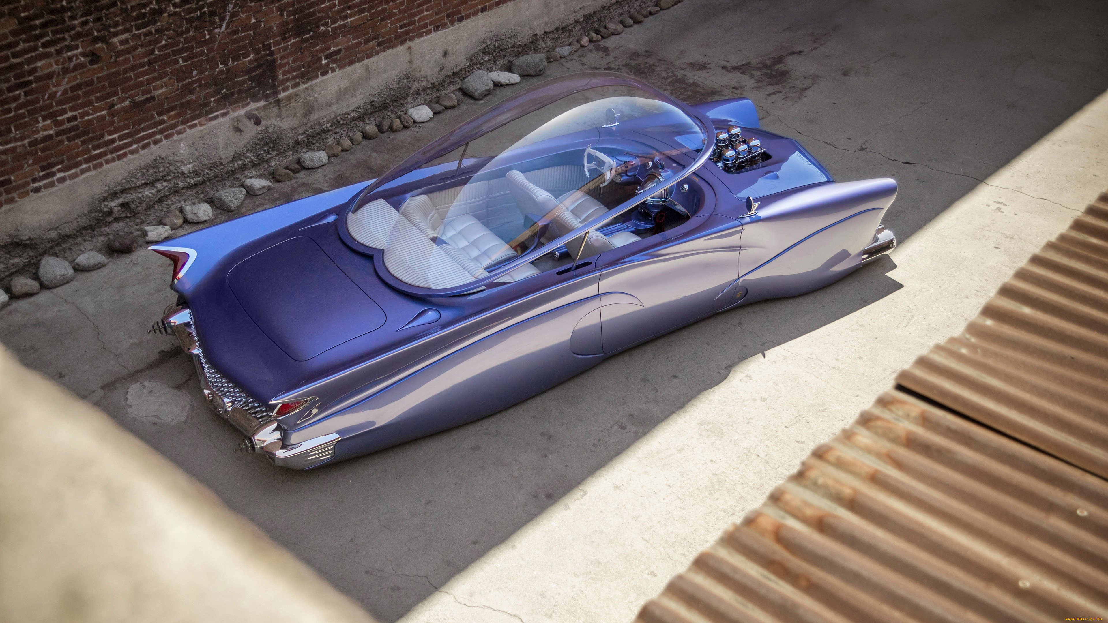 , ford, 1955, beatnik-bubbletop, custom